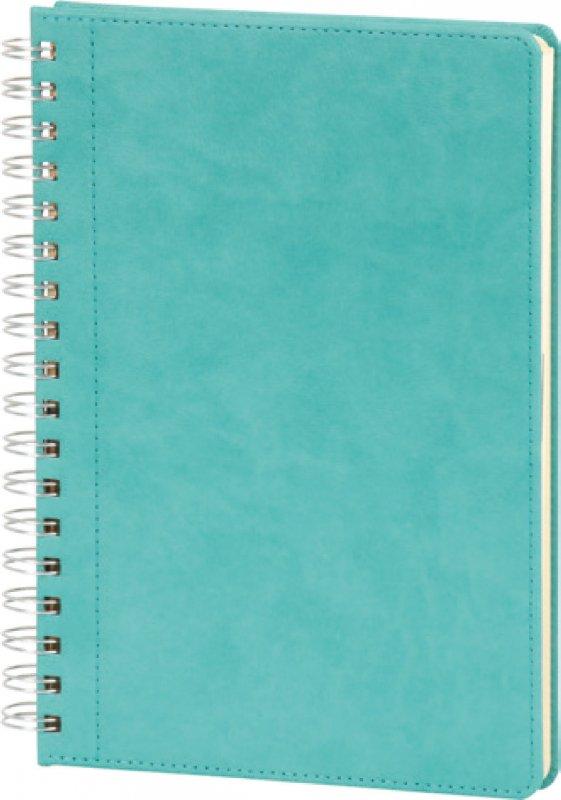 Çiğli Spiralli Kareli Termo Deri Defter